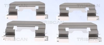 Комплектующие, колодки дискового тормоза TRISCAN 8105 181017 для KIA OPTIMA