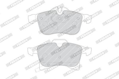 BREMSBELAGSATZ SCHEIBENBREMSE FERODO FDB1640 1