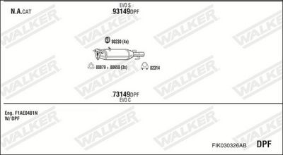 SISTEM DE ESAPAMENT WALKER FIK030326AB
