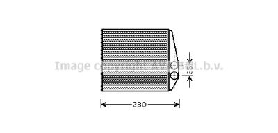 AVA QUALITY COOLING OLA6355 Радиатор печки  для FIAT CROMA (Фиат Крома)