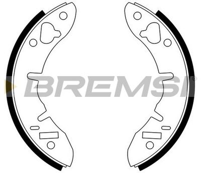 Комплект тормозных колодок BREMSI GF0261 для RILEY ELF