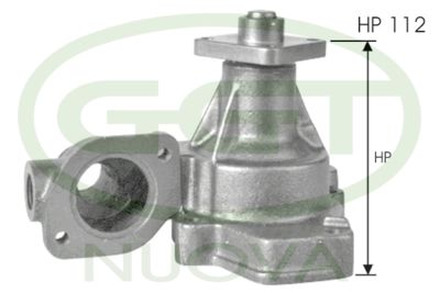 GGT Hulpwaterpomp (koelwatercircuit) (PA12051)