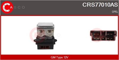 REZISTOR VENTILATOR HABITACLU CASCO CRS77010AS