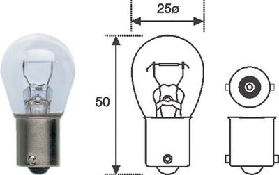 Лампа накаливания, фонарь указателя поворота 008506100000
