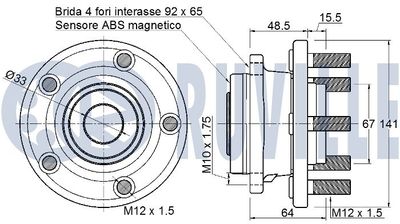 RADLAGERSATZ RUVILLE 221887 1