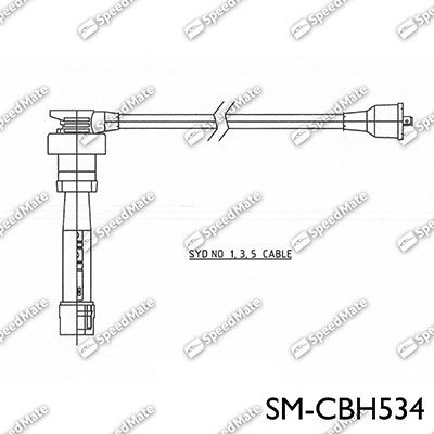 Комплект проводов зажигания SpeedMate SM-CBH534 для KIA OPIRUS