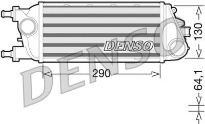DENSO Intercooler, inlaatluchtkoeler (DIT13003)