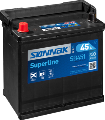 Стартерная аккумуляторная батарея SONNAK SB451 для TRIUMPH GT6