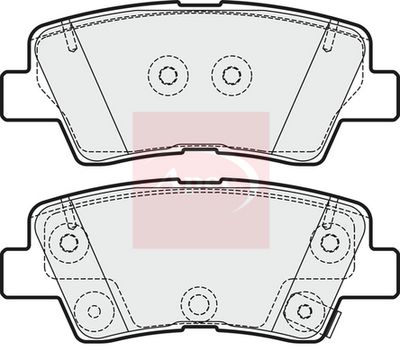 APEC Brake Pad Set, disc brake PAD1989