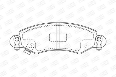 BREMSBELAGSATZ SCHEIBENBREMSE CHAMPION 571981CH 1