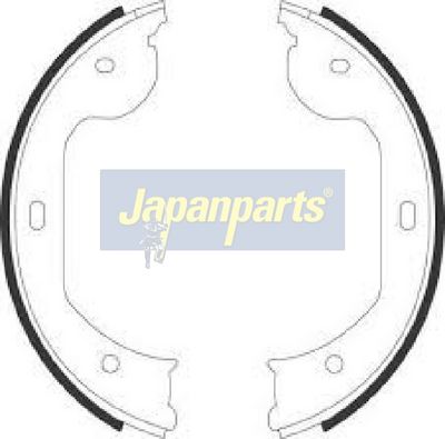комплект спирачна челюст JAPANPARTS GF-0104AF