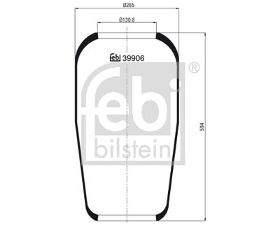 FEBI BILSTEIN Federbalg, Luftfederung