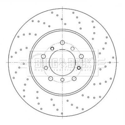спирачен диск BORG & BECK BBD6076S