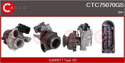 COMPRESOR SISTEM DE SUPRAALIMENTARE CASCO CTC75070GS