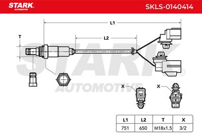 ламбда-сонда STARK SKLS-0140414