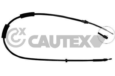Тросик, cтояночный тормоз CAUTEX 761393 для JAGUAR XJ