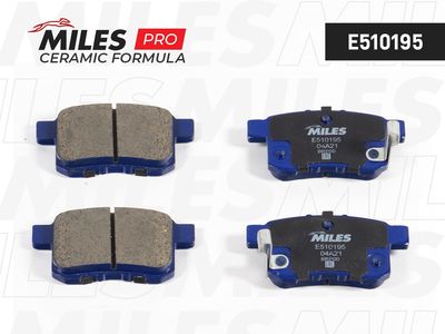 Комплект тормозных колодок, дисковый тормоз MILES E510195 для HONDA ACCORD