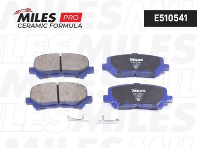 Комплект тормозных колодок, дисковый тормоз MILES E510541 для ACURA MDX