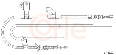 CABLU FRANA DE PARCARE
