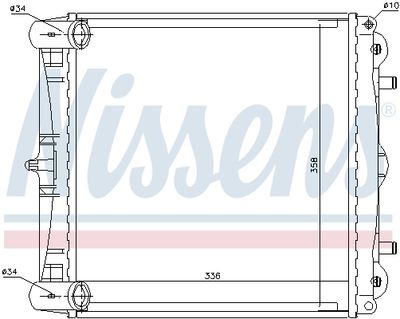 RADIATOR RACIRE MOTOR NISSENS 63777 4