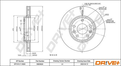 DISC FRANA DR!VE+ DP1010110629 2