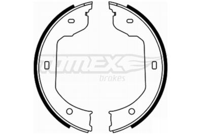TOMEX Brakes TX 21-90 Тормозные колодки барабанные  для BMW X5 (Бмв X5)
