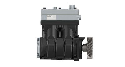 Compressor, capaciteit 636cm³, aantal cilinders: 2, type koeling: vloeibaar koelmiddel (nieuw, met een tandwiel)