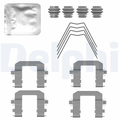 SET ACCESORII PLACUTE FRANA DELPHI LX0779