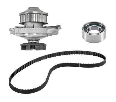 водна помпа+ к-кт ангренажен ремък VALEO 614546