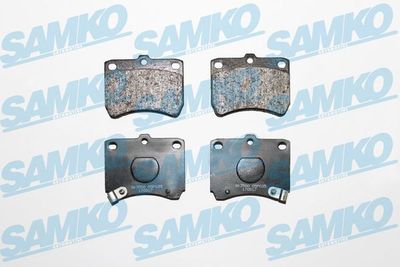 Комплект тормозных колодок, дисковый тормоз SAMKO 5SP035 для KIA PRIDE