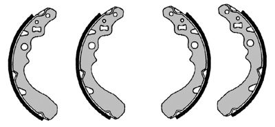 Brake Shoe Set 0 986 487 504