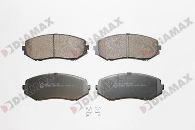DIAMAX N09880 Тормозные колодки и сигнализаторы  для SUZUKI GRAND VITARA (Сузуки Гранд витара)