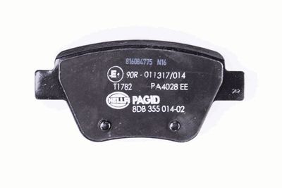 Brake Pad Set, disc brake 8DB 355 014-021