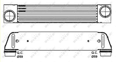INTERCOOLER COMPRESOR NRF 30317 4