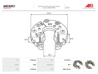 Likeretter, dynamo AS-PL ARC6051