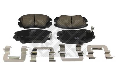 Zestaw klocków hamulcowych, hamulce tarczowe MAPCO 6858HPS