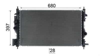 RADIATOR RACIRE MOTOR MAHLE CR2590000P 10