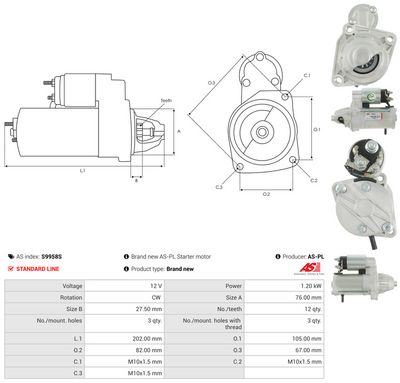 STARTER AS-PL S9958S 4