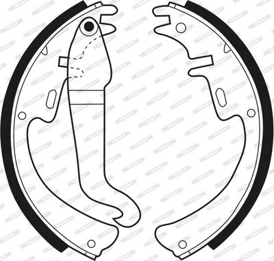 SET SABOTI FRANA FERODO FSB3 1