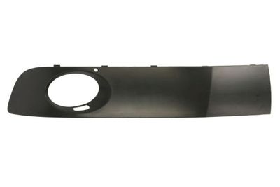 Voorbumper afdekking Voor Links (met mistlampgaten, black-matt, MULTIVAN) past: VW TRANSPORTER T5 09.09-04.15