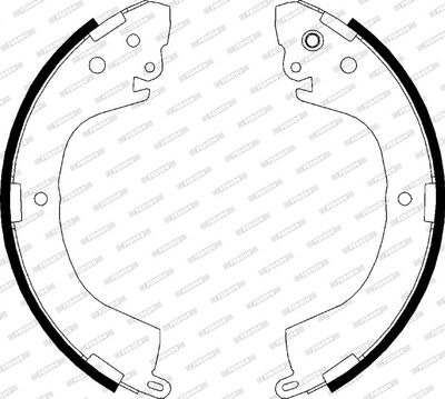 SET SABOTI FRANA FERODO FSB617 2