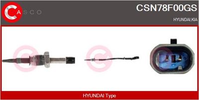 SENZOR TEMPERATURA GAZE EVACUARE