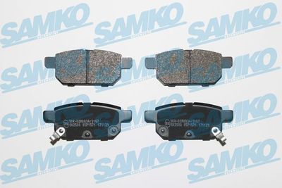 Комплект тормозных колодок, дисковый тормоз SAMKO 5SP1571 для SUZUKI SWIFT