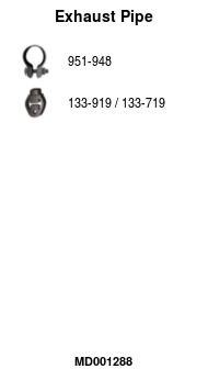 Rura wydechowa FA1 MD001288