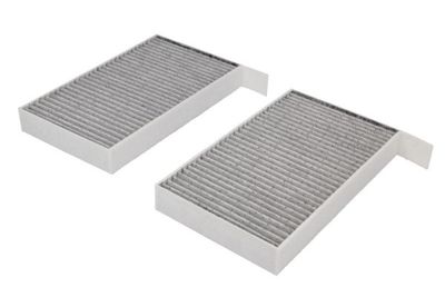 Cabinefilter antibacterieel, met actieve kool, met zilverionen, schimmeldodend past: TESLA MODEL 3, MODEL Y Electric 01.17-