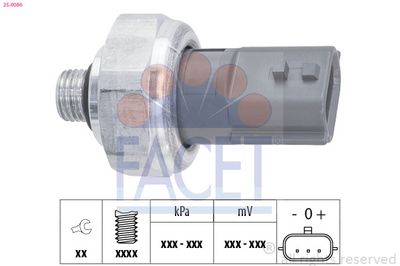 COMUTATOR PRESIUNE AER CONDITIONAT FACET 250086