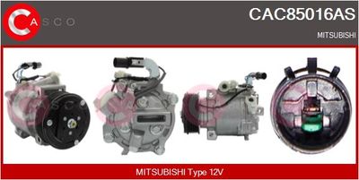 Компрессор, кондиционер CASCO CAC85016AS для MITSUBISHI ASX