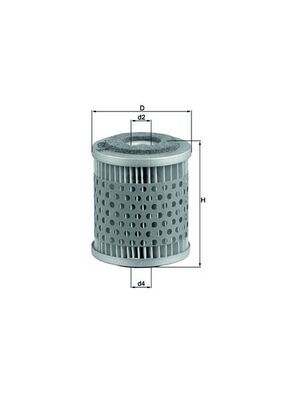 FILTRU COMBUSTIBIL MAHLE KX38