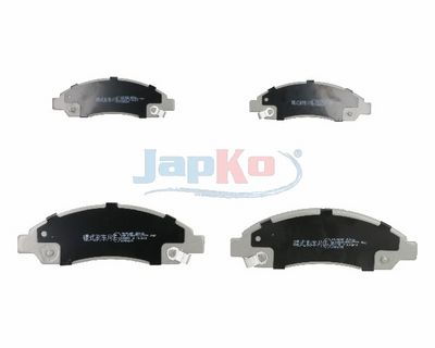 комплект спирачно феродо, дискови спирачки JAPKO 50908
