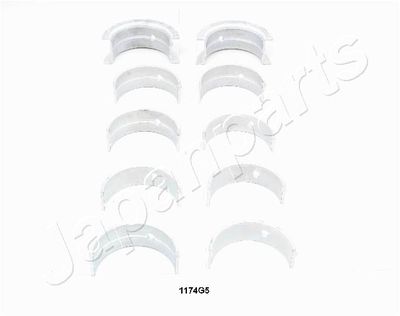 Комплект подшипников коленчатого вала JAPANPARTS MS1174G5 для NISSAN CHERRY